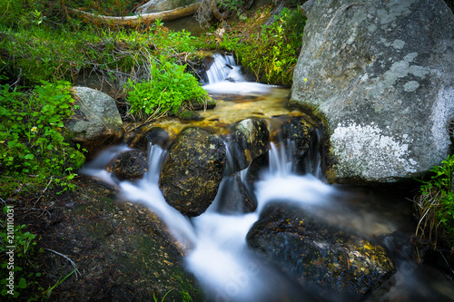 Babbling Brook Falls in Yosemite National Park