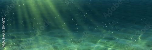sonne unterwasser panorama