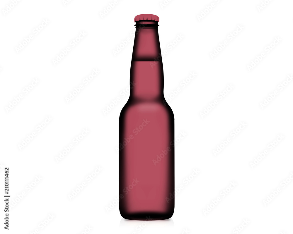 3D illustration Bottle isolated on white background 3D illustration Bottle isolated on white background