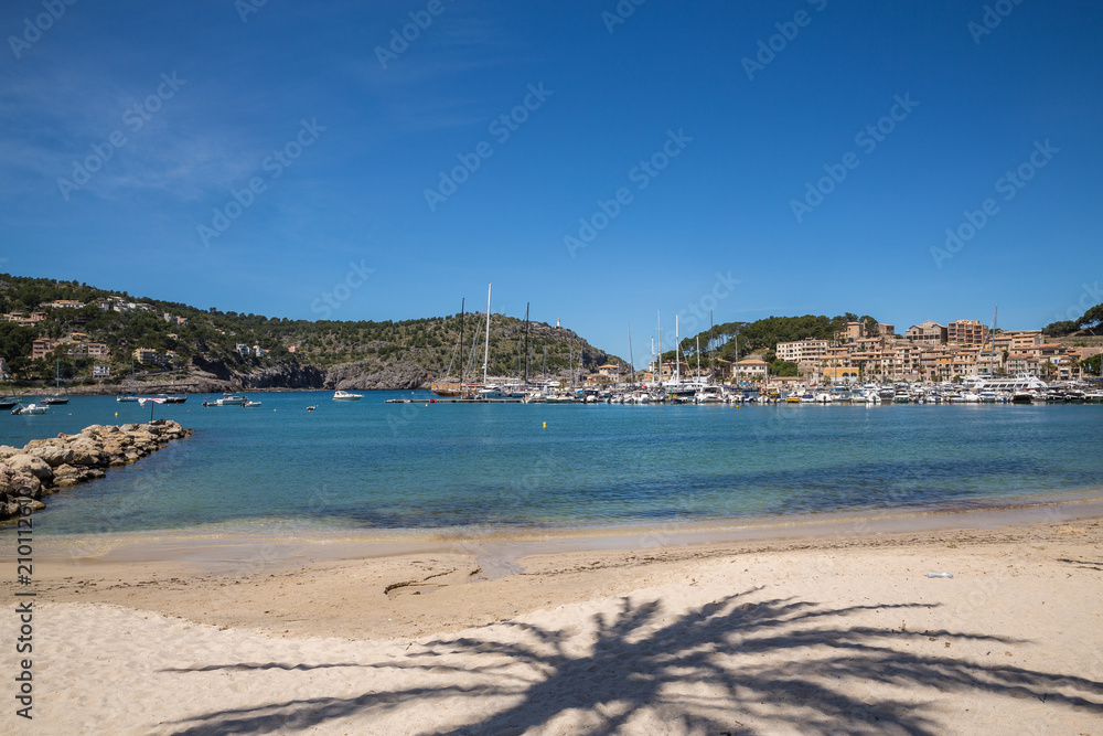 A view in Port Soller in Majorca