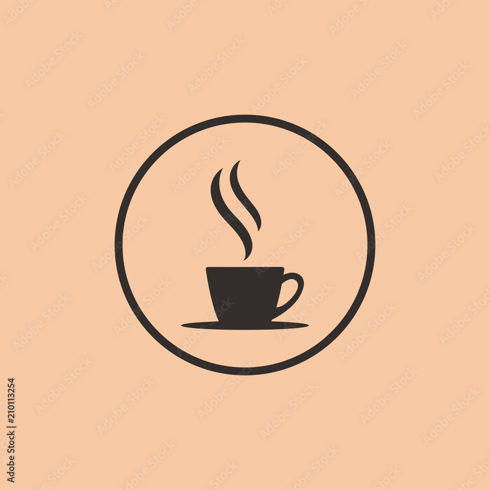 Obraz premium Coffee cup logo or icon vector design