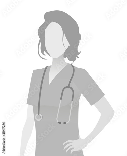 Default placeholder doctor half-length portrait