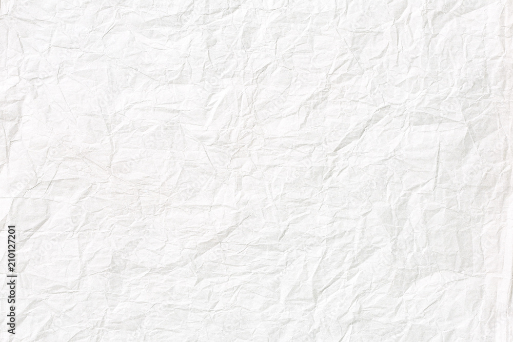 Crumpled old white paper texture Crumpled old white paper texture