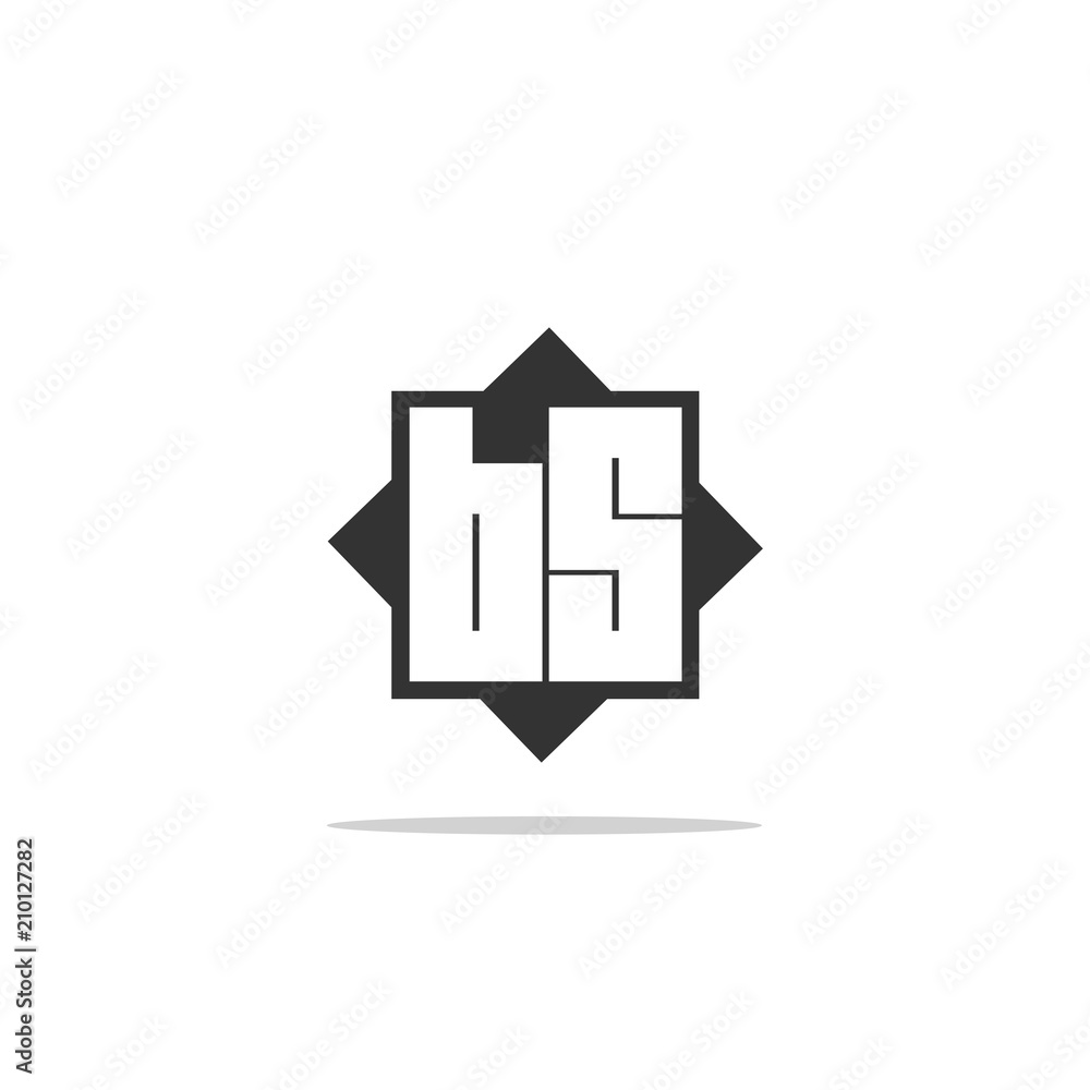 Initial Letter BS Logo Template Vector Design Initial Letter BS Logo Template Vector Design