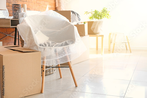 Interior items and packed c...