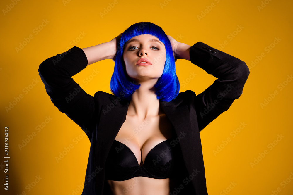 Hot Blue Girl Big Breasts