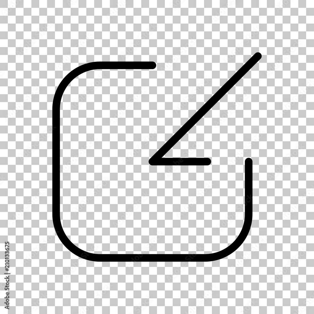 Share, login or download. Diagonal arrow into square. On transpa Share, login or download. Diagonal arrow into square. On transpa