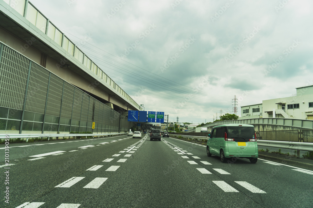 freeway in Aichi, Japan