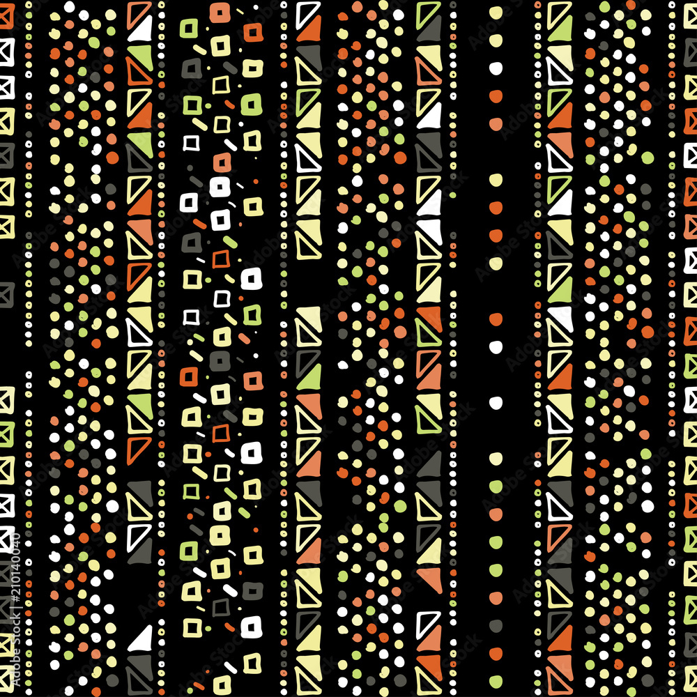 Geometric decorative seamless pattern Geometric decorative seamless pattern