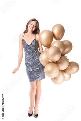 Beautiful young woman with ...