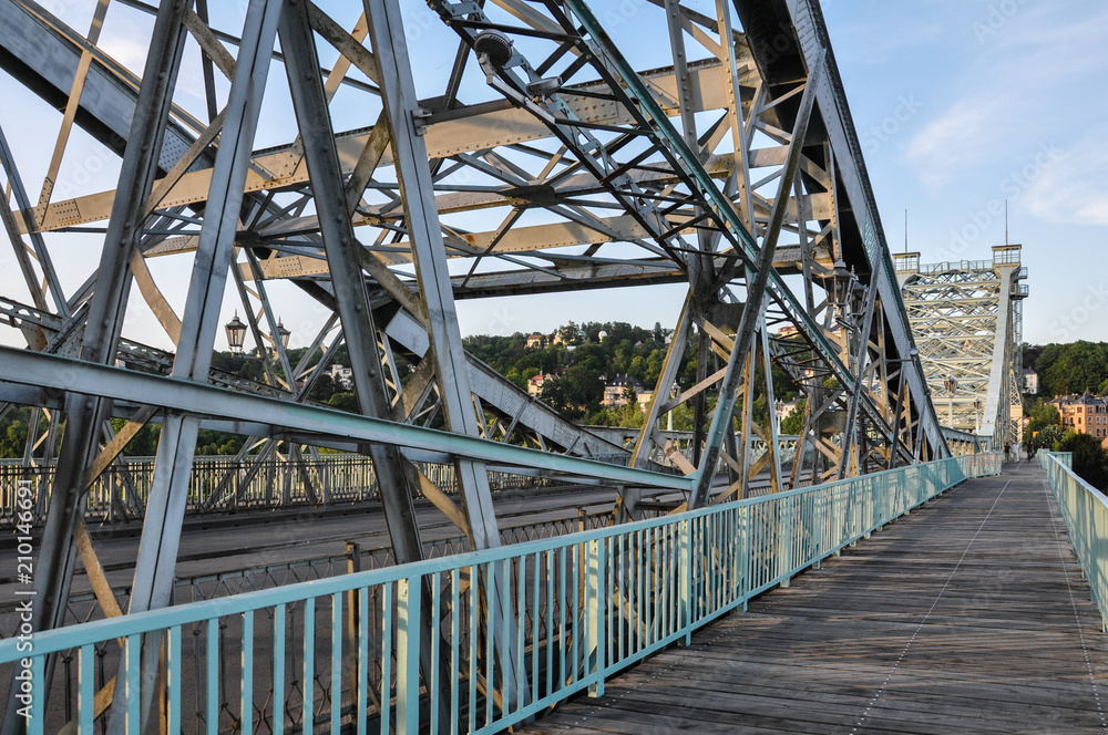 Loschwitz Bridge Dresden Saxony