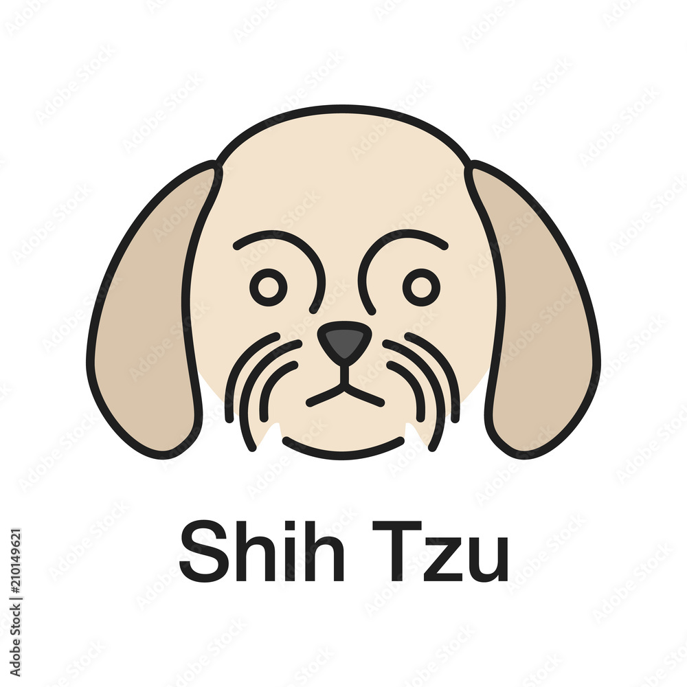 Shih Tzu color icon