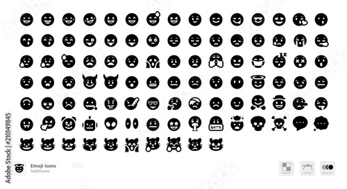 Emoticons and smileys icons