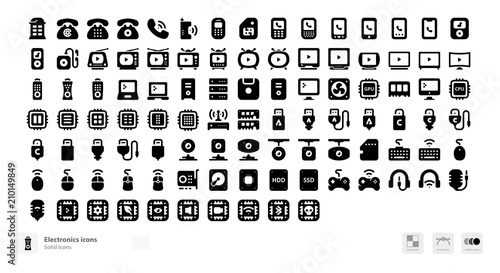 Electronics icons