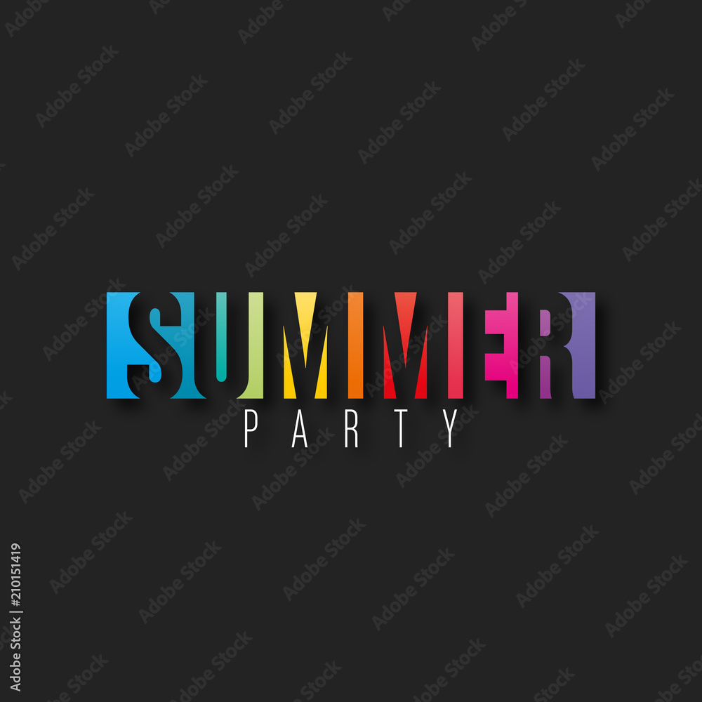 Fototapeta premium summer party
