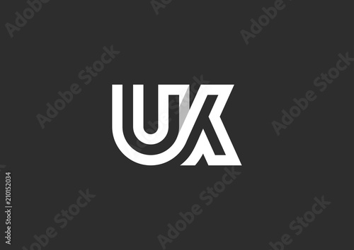 United Kingdom Letters vector template