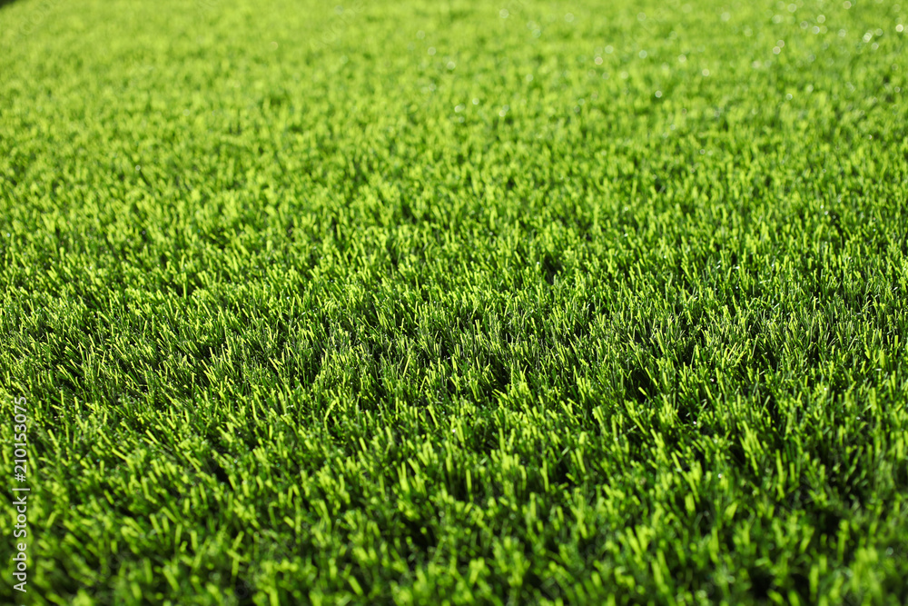 Covering artificial green grass Covering artificial green grass
