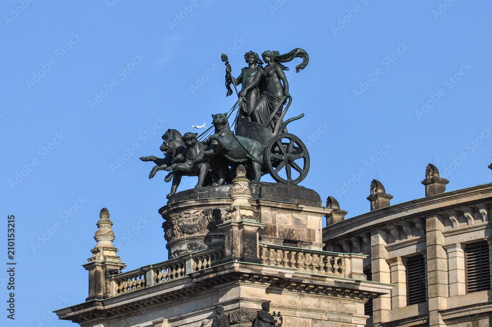 Fototapeta premium The Dresden Monuments & Statues