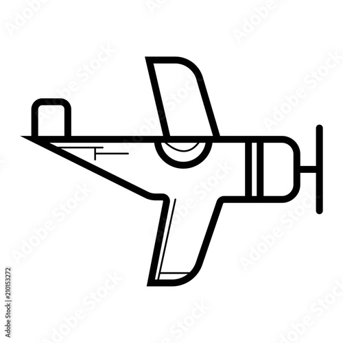 airplane symbol icon