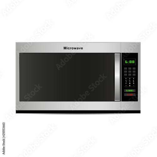 vector microwave oven photo
