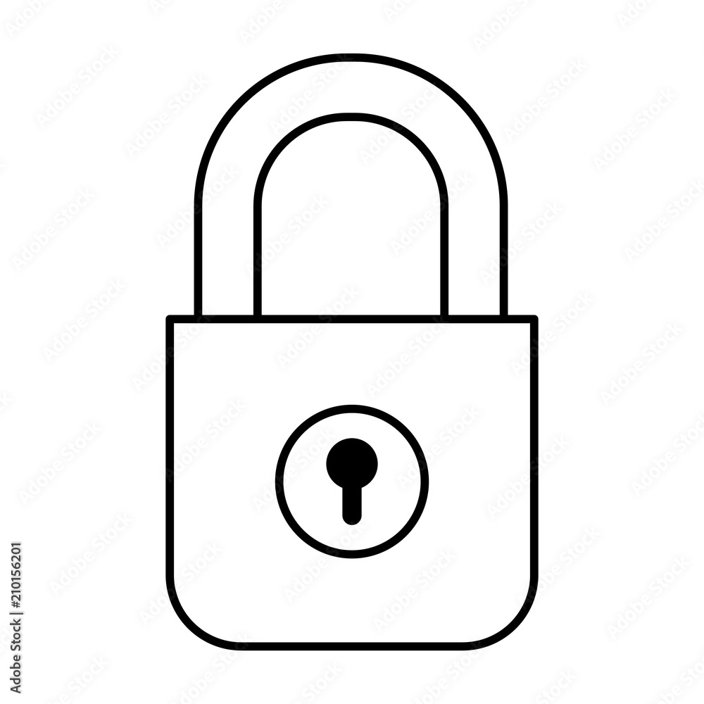 safe secure padlock icon vector illustration design safe secure padlock icon vector illustration design