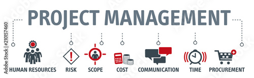 project management vector illustration concept