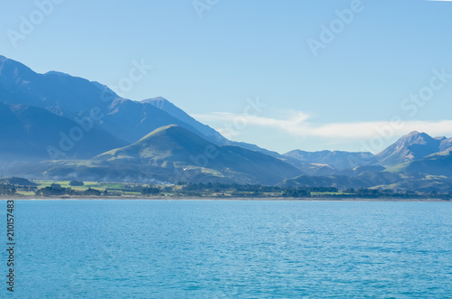 Beautiful scenic view of Kaikoura in south island,New Zealand.