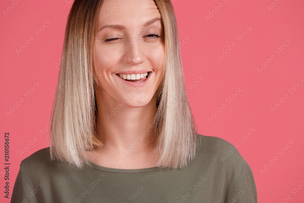 Beautiful young blonde posing in studio Beautiful young blonde posing in studio