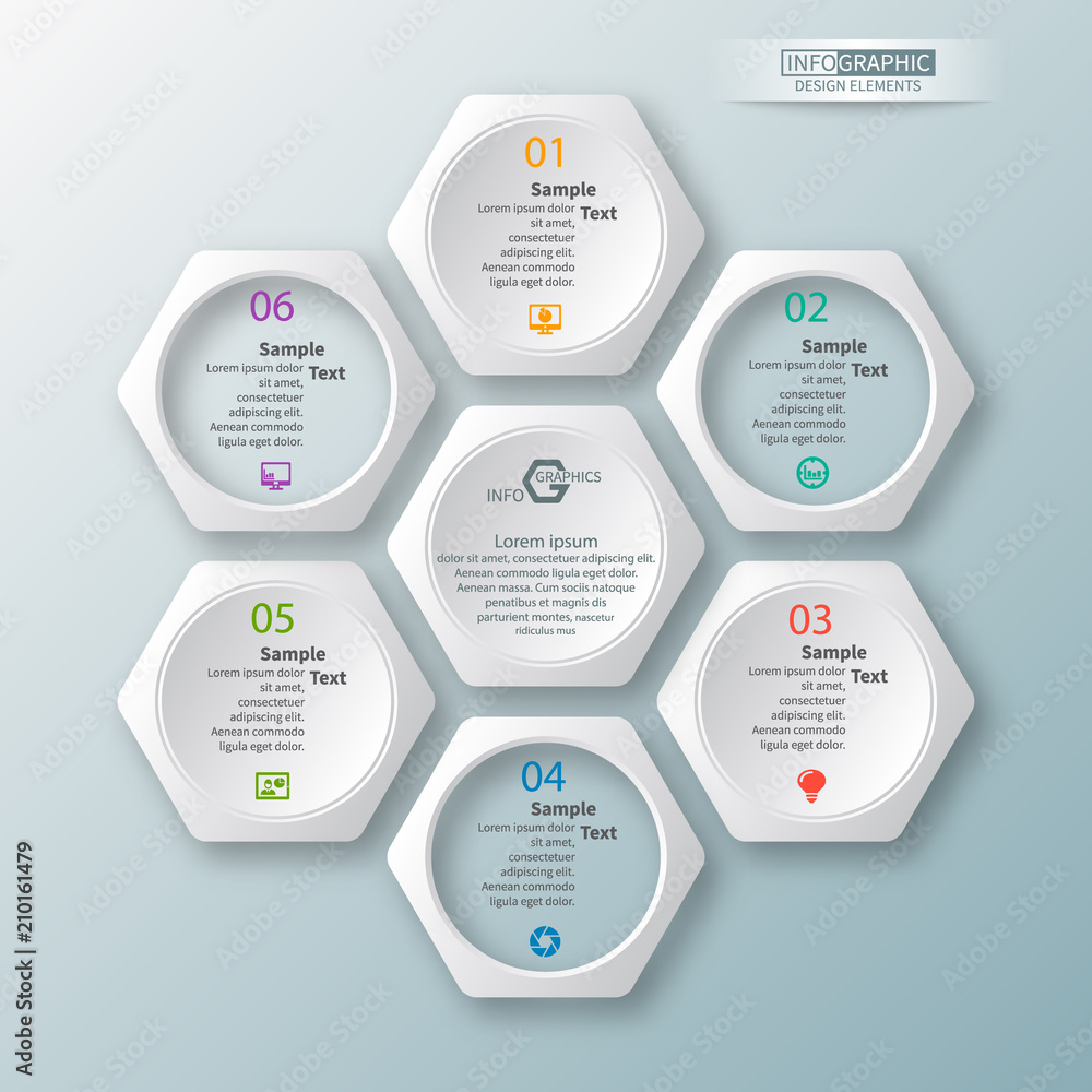 Abstract 3D Paper Infographics Abstract 3D Paper Infographics