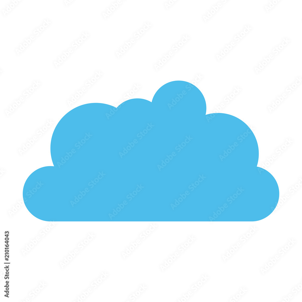 cloud sky isolated icon vector illustration design