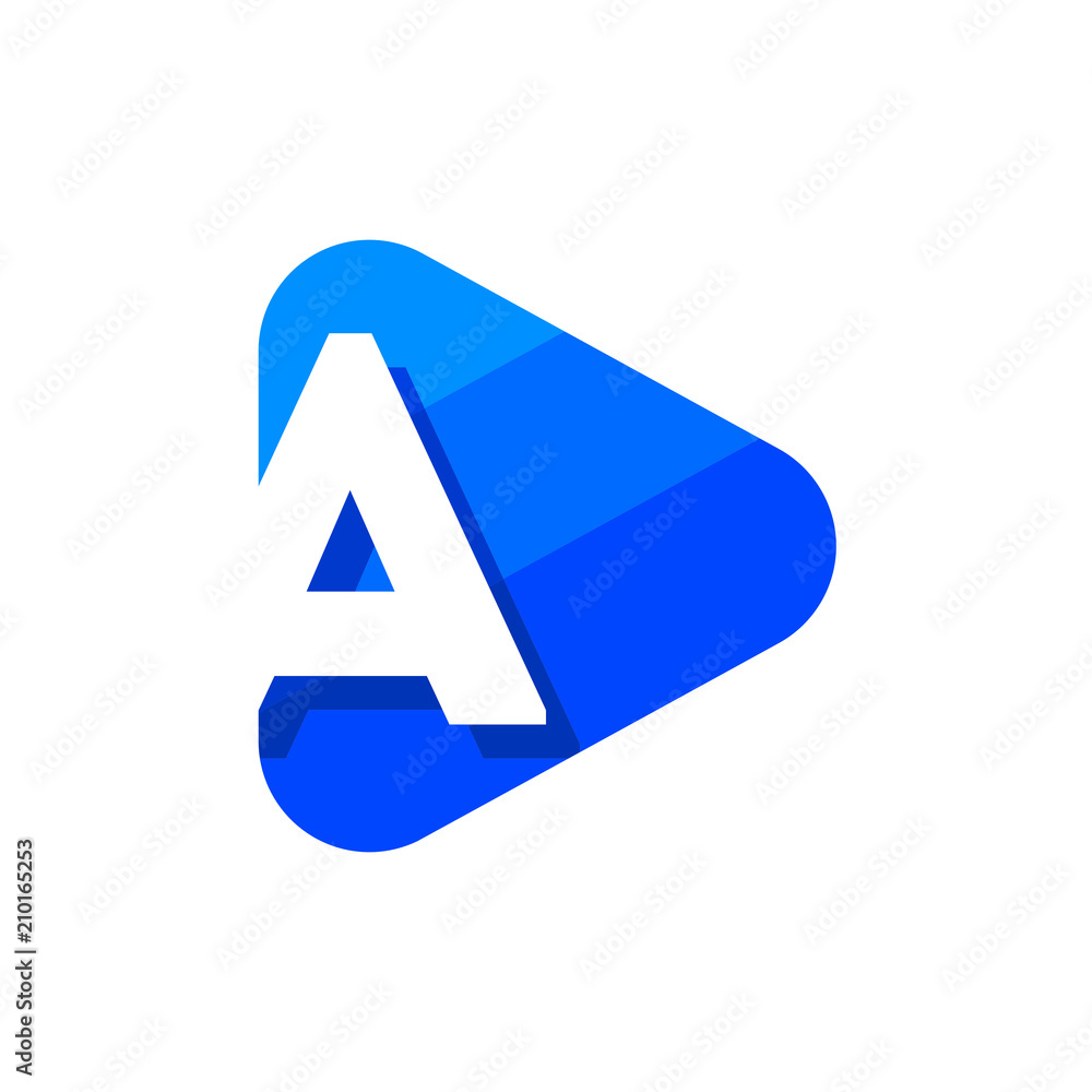 Vector Logo Letter A Triangle Vector Logo Letter A Triangle