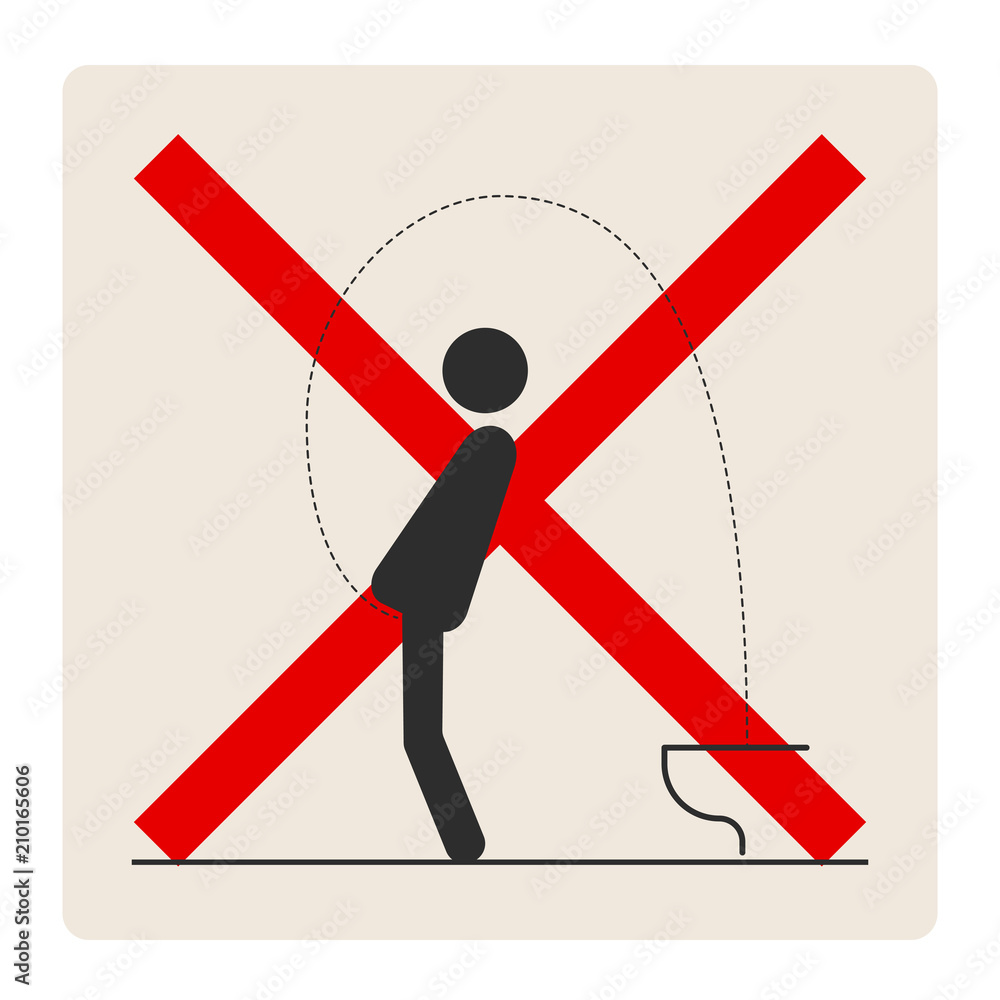 WC Toilet hygiene. Sign and symbol of toilet rules. WC Toilet hygiene. Sign and symbol of toilet rules.