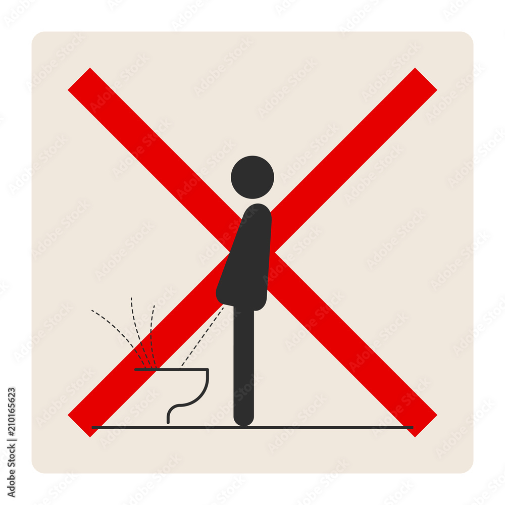 WC Toilet hygiene. Sign and symbol of toilet rules. WC Toilet hygiene. Sign and symbol of toilet rules.