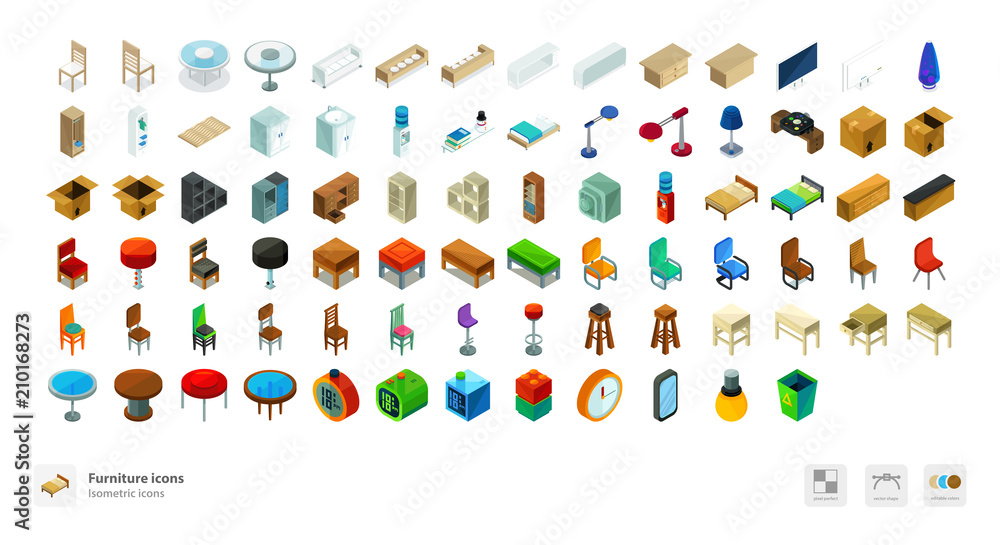 Furniture icons Furniture icons