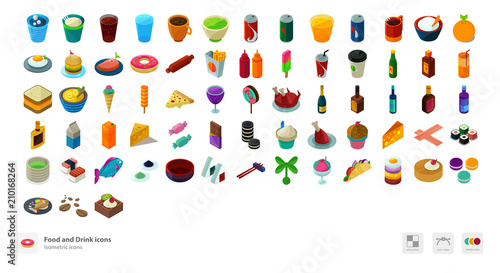 Food and drinks icons
