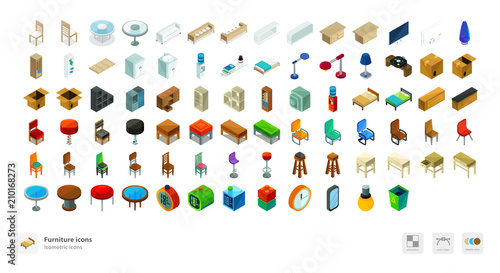 Furniture icons photo