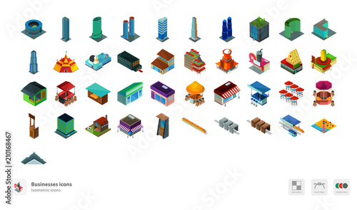 Businesses icons