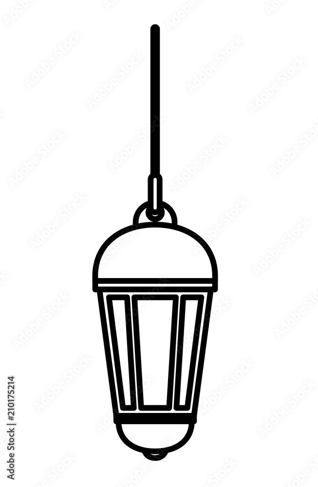 traditional arabic lamp hanging vector illustration design traditional arabic lamp hanging vector illustration design