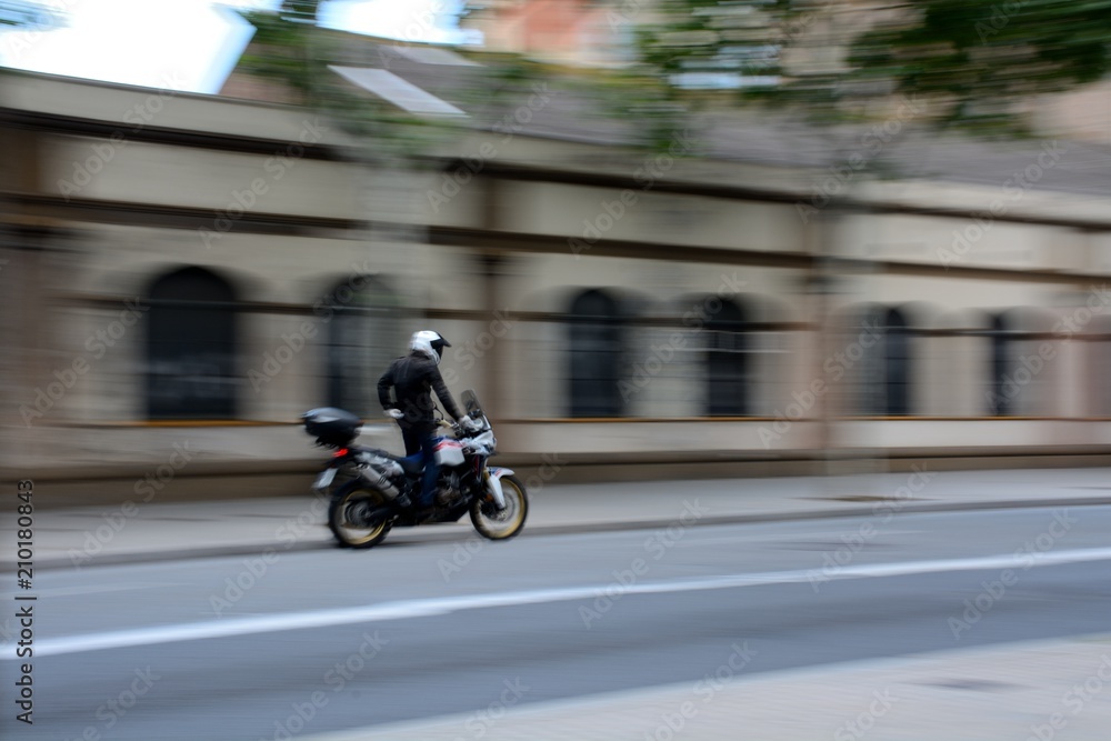 Moving Motorcycle