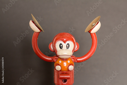 Monkey with plates