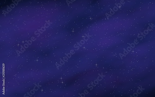 Colorful and beautiful space background. Outer space.