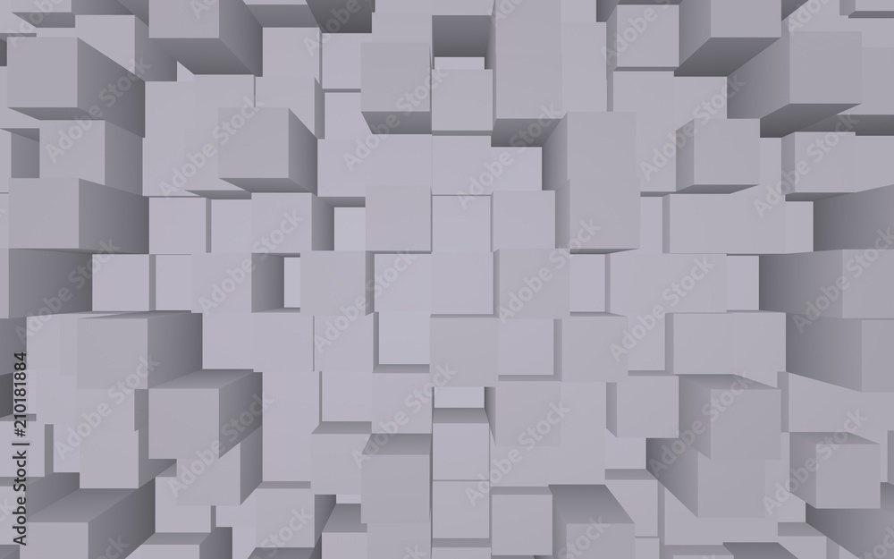 Abstract gray elegant cube geometric background. Abstract gray elegant cube geometric background.