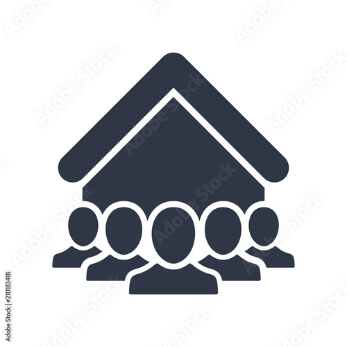 Social community - Vector web icon