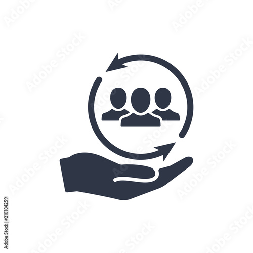 Network full services - Minimal vector icon