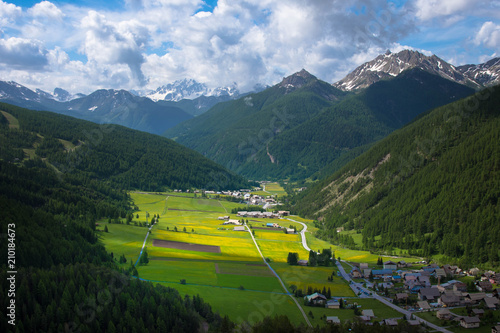 Landschaften im Queyras in den französischen Alpen