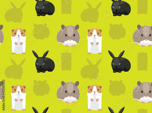 Rodent Pet Seamless Wallpaper 4