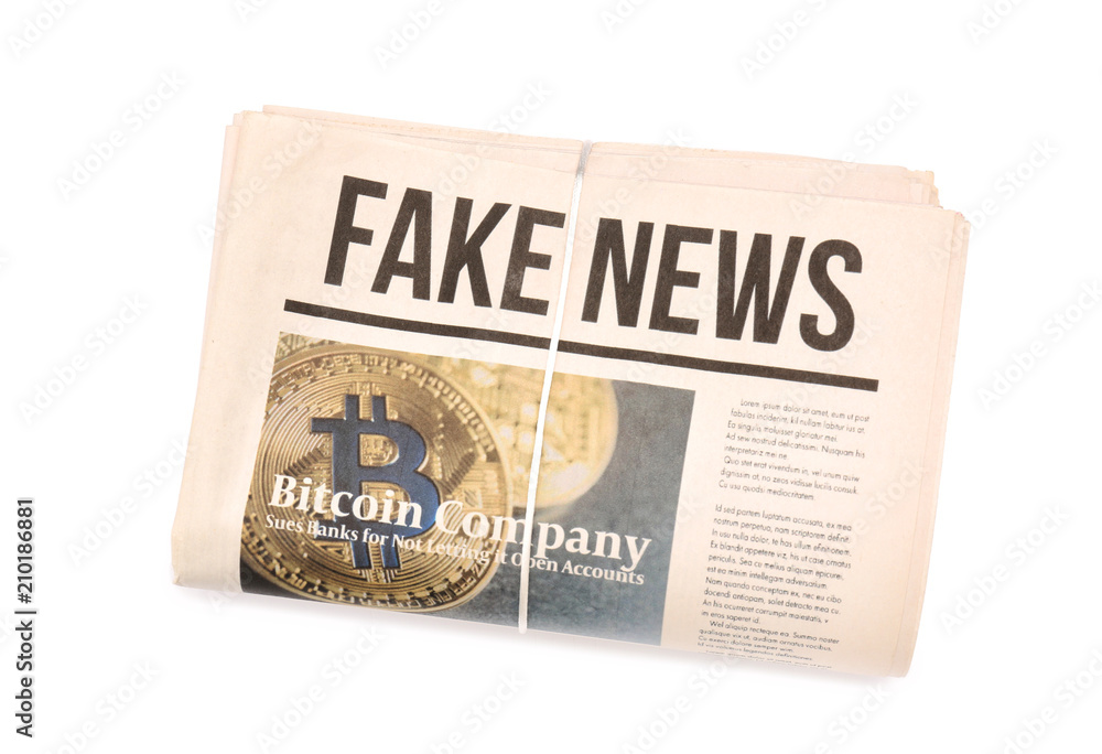 Folded newspapers on white background Folded newspapers on white background