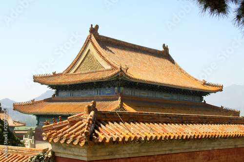 Chinese ancient architecture in the Eastern Royal Tombs of the Qing Dynasty, china