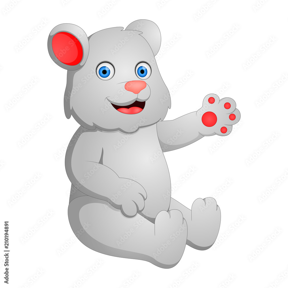 Naklejka premium cute bear illustration