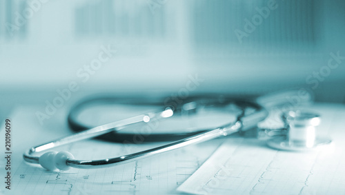 drug and pills with stethoscope